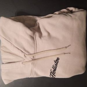 Hollister Hoodie, Tan, XL.